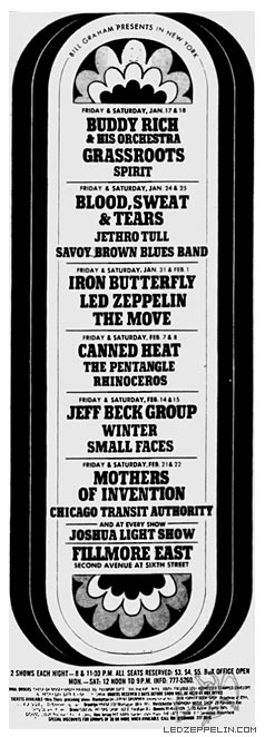 Fillmore East (NY) 1969 ad (2)