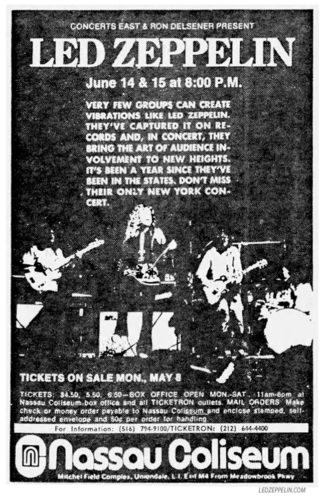 Nassau Coliseum 1972 (ad)