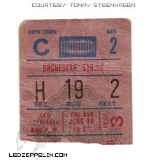 NY 6.10.77 ticket