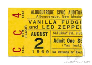 Albuquerque 1969 ticket