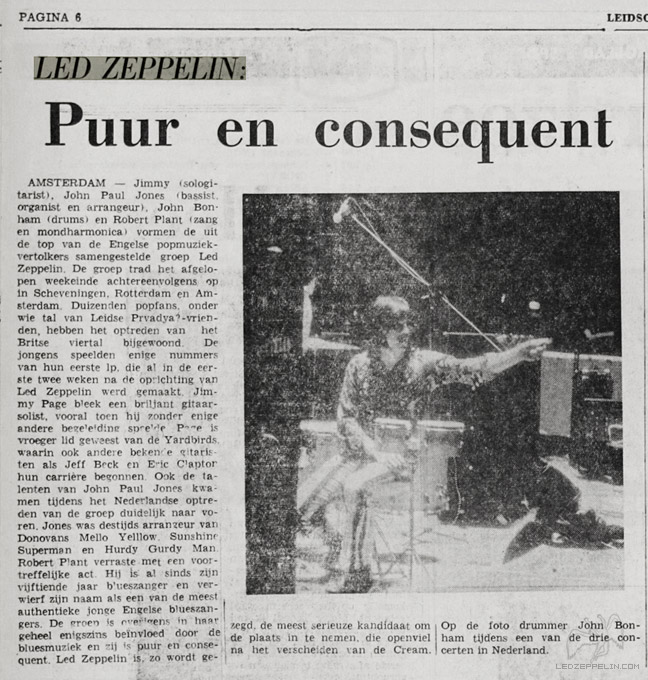 Amsterdam - Oct. 1969 (press)