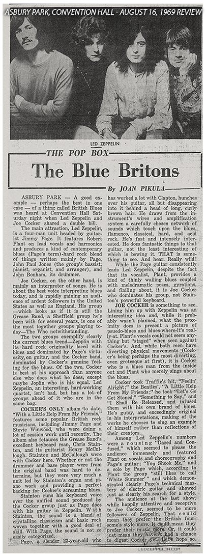 Asbury Park (Convention Hall) 1969 Review