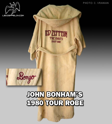 John Bonham 1980 Tour Robe