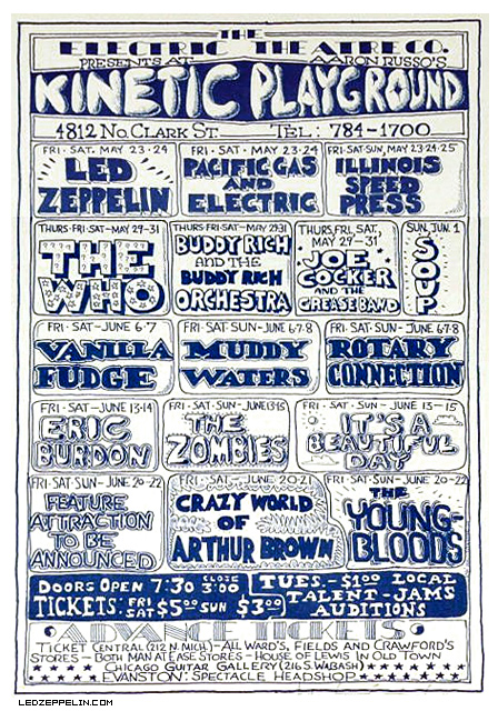 Chicago '69 flyer