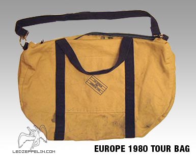 Europe 1980 Tour Bag