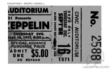 Honolulu 1971 ticket