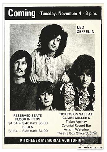 Kitchener - Nov. 4, 1969 (ad)