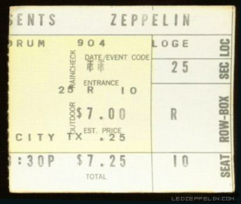 L.A. '70 ticket