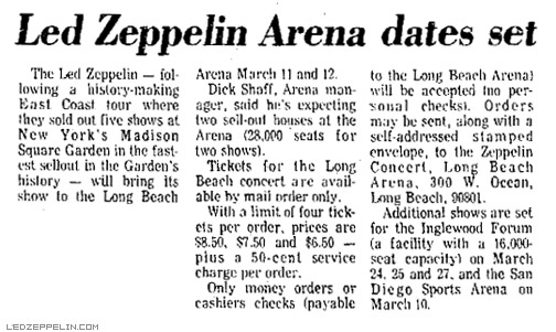 Long Beach '75 press