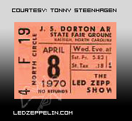 Raleigh 4.8.70 ticket