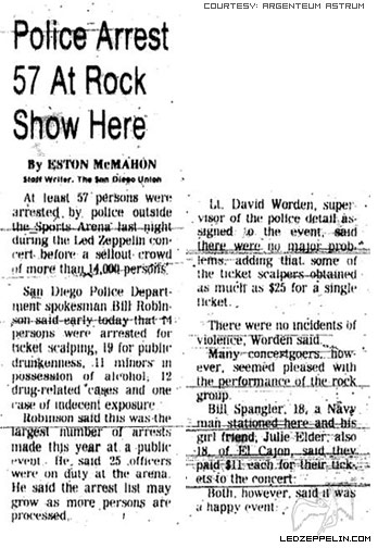 San Diego 1977 (arrests) SDU