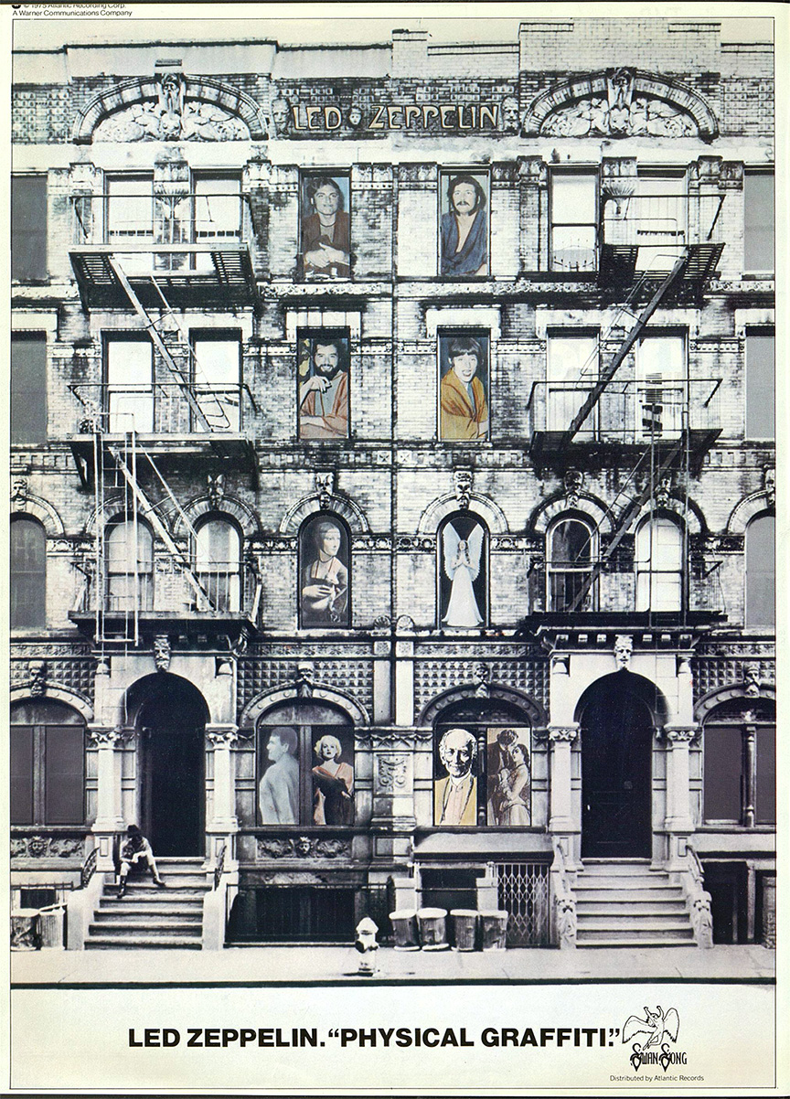 Physical Graffiti magazine ad (1975)