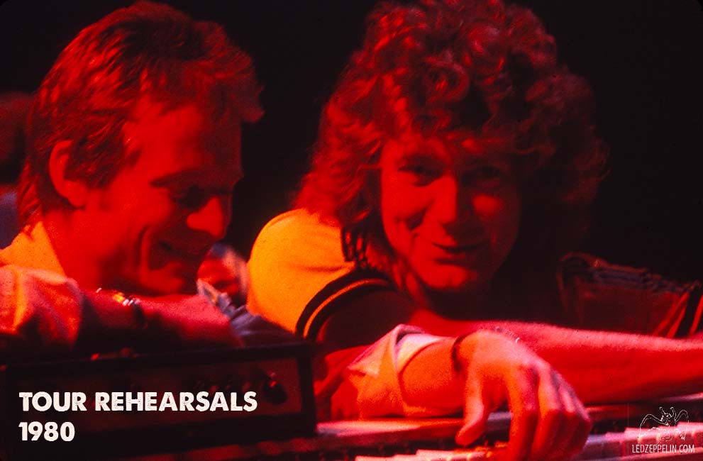 1980 Tour Rehearsals (JPJ / RP)