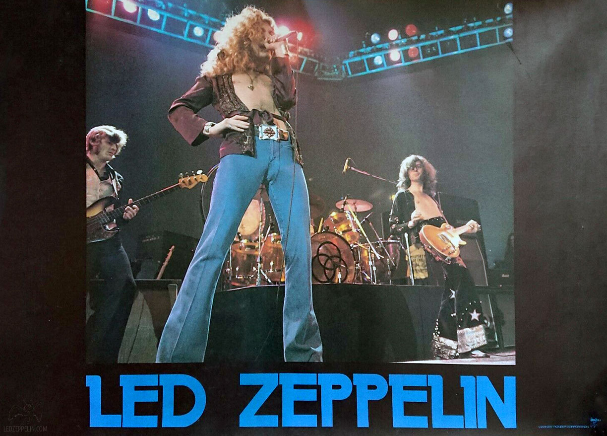 1975 Warner / Swan Song promo poster