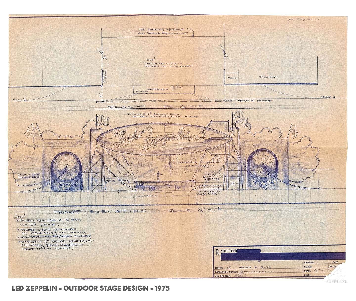 1975 Outdoor Stage Design