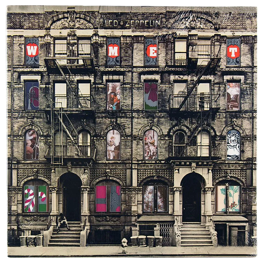 Physical Graffiti 1975 WMET Promo LP