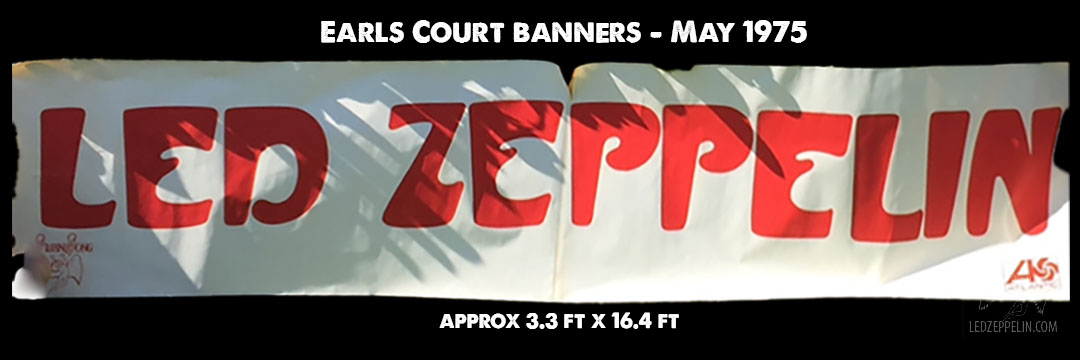 Earls Court Banners at Venue - May 1975