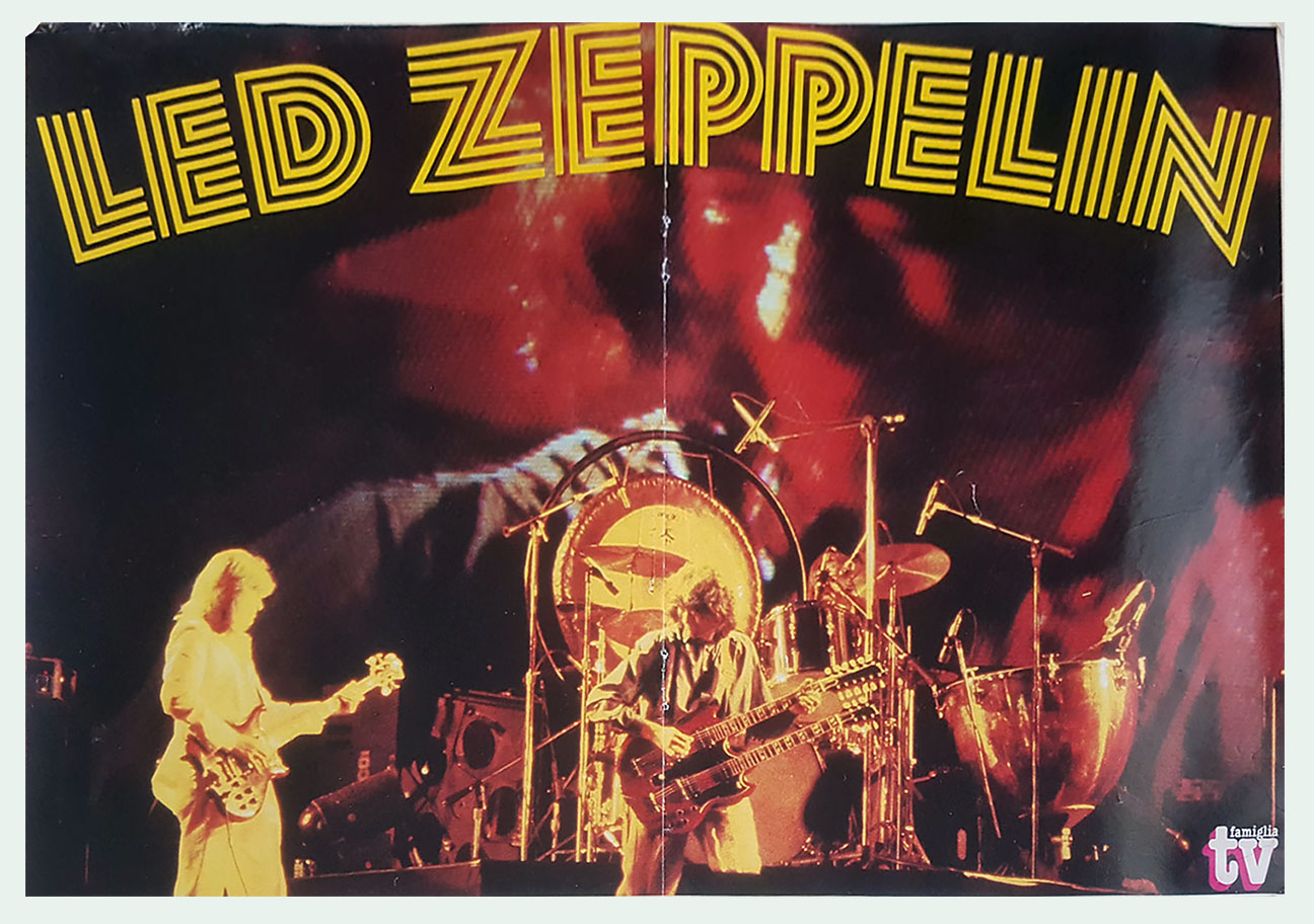 Knebworth 1979 ('Famiglia TV' Poster, Italy)