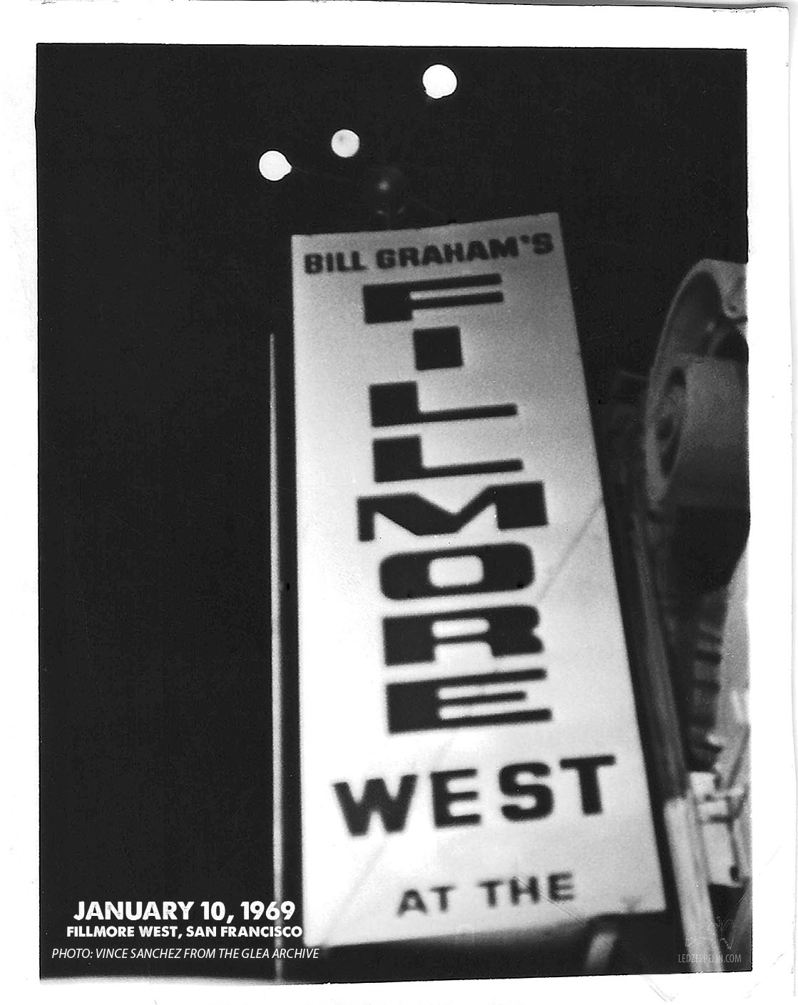 Fillmore West - Jan. 10, 1969 