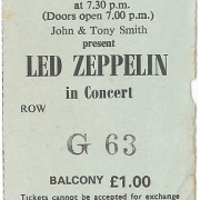 Brighton 12.20.72 ticket
