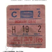 NY 6.10.77 ticket