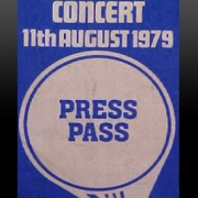 Knebworth '79 Press Pass
