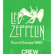 Tour Over Europe 1980 - pass