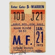 Chicago 1.21.75 ticket