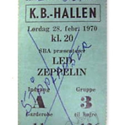 Copenhagen 1970 ticket