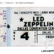 Dallas 4.1.77 ticket