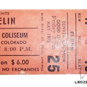 Denver 1973 ticket