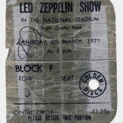 Dublin 1971 ticket