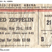 Earls Court 5-23-75 ticket