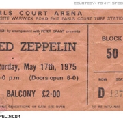 Earls Court 5.17.75 ticket