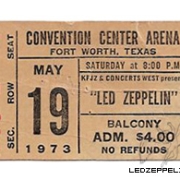 Fort Worth 5.19.73 ticket