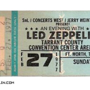 Ft. Worth 5.22.77 ticket