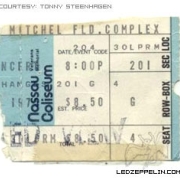 Nassau Coliseum 2-4-75 ticket