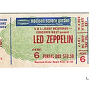 New York 6.14.77 ticket