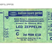 New York 2.12.75 ticket (unused)