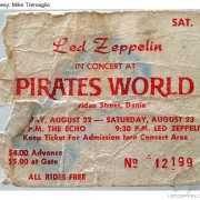 Dania, Florida 1969 ticket (Pirates World)