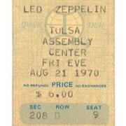 Tulsa 1970 ticket