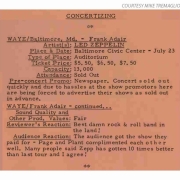 Baltimore 1973 (Press / Review) Walrus