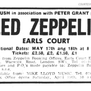 Earls Court may 1975 Ticket ad (May 17-18)