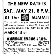 Houston 1977 (Rescheduled Date)