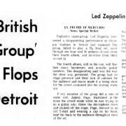 Detroit 1970 Review - British Super Group Flops in Detroit