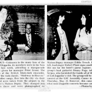 New Orleans - Peter Grant Birthday Party, Maison Dupuy (April 1977)