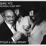 New Orleans 1973 Led Zep party - Ahmet Ertegun and John Bonham