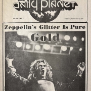 Daily Planet (Feb. 1975 - Philadelphia Review) Zeppelin's Glitter Is Pure