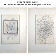 Led Zeppelin III - Artwork Sketches (January 1970)