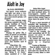 San Diego 1970 (LZ Keeps Fans Aloft in Joy) Tribune Review